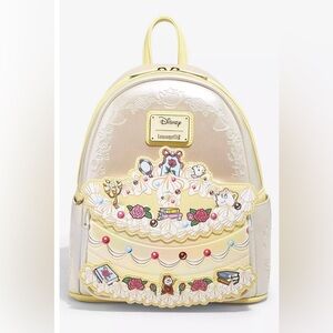 BNWT Loungefly Disney Princess Belle Cake Backpack
